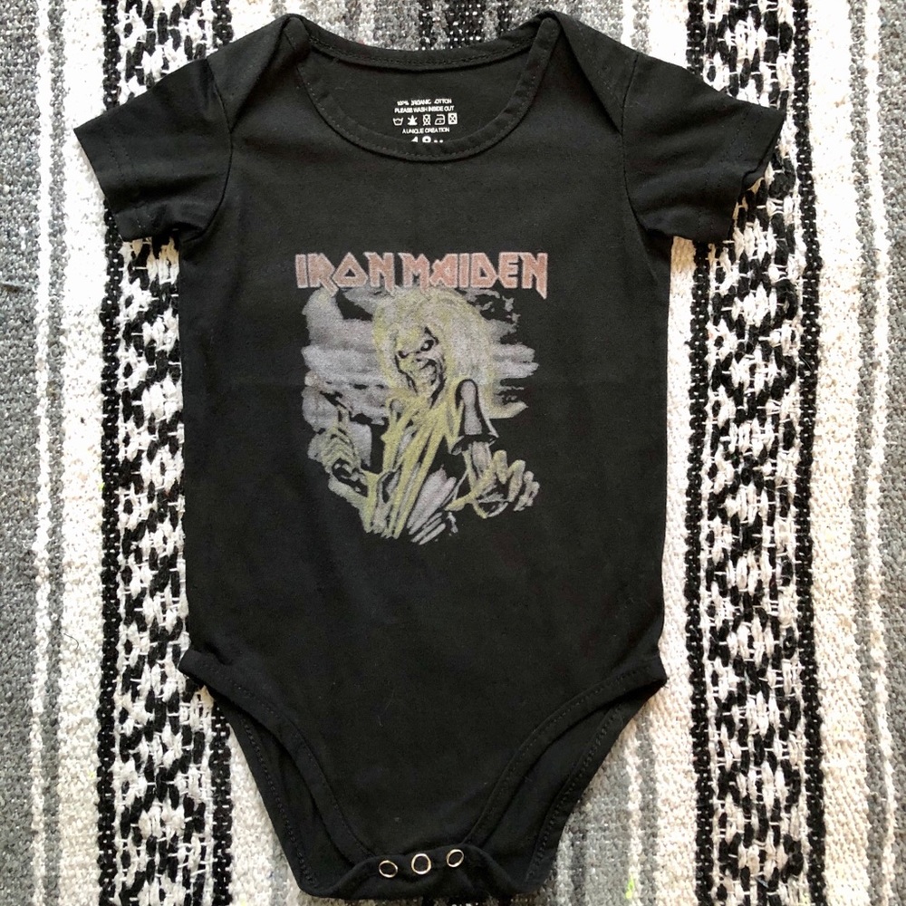 Iron Maiden Black Onepiece 18 Months